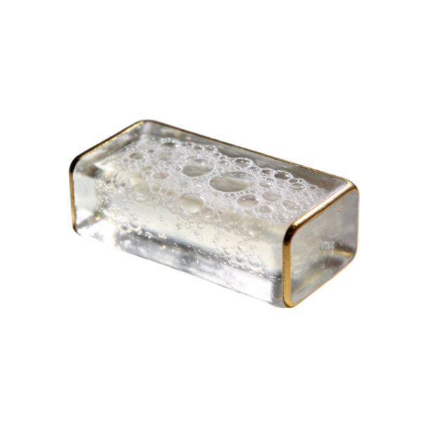 Luxury Clear Bubble Transparent Soap Bar